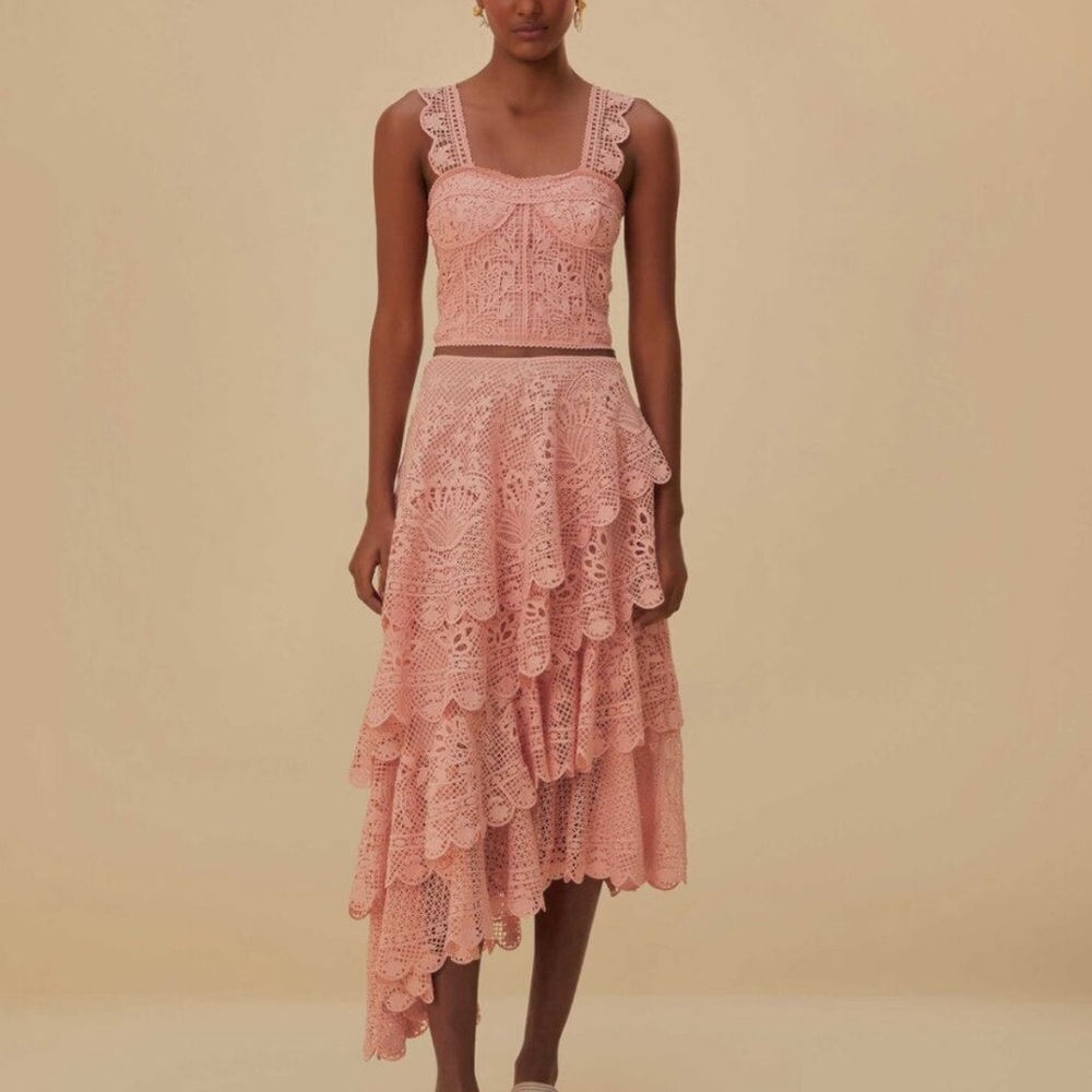 FARM Rio Guipire Pink Lace set - Picture 3 of 6